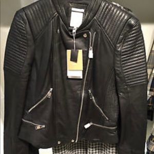 Authentic Zara Real Leather Biker Jacket